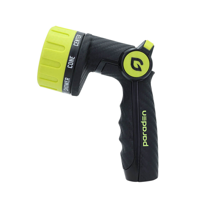 Heavy Duty Nozzle for Garden Hose, Thumb Control, 8 Patterns Nozzle, Carbon Fiber Texture