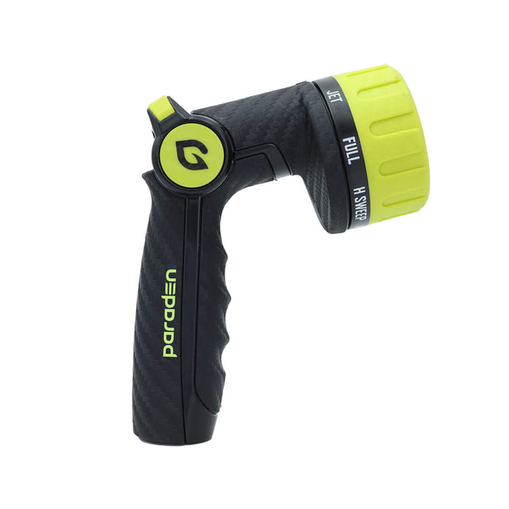Heavy Duty Nozzle for Garden Hose, Thumb Control, 8 Patterns Nozzle, Carbon Fiber Texture