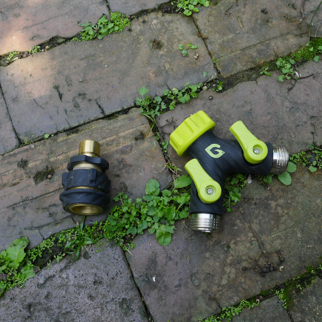 Paraden bundle set of two way splitter set with TPR quick connectors