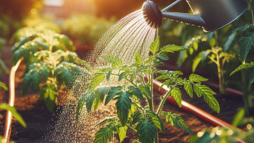 Watering Precisely in Hot Season watering for tomatoes