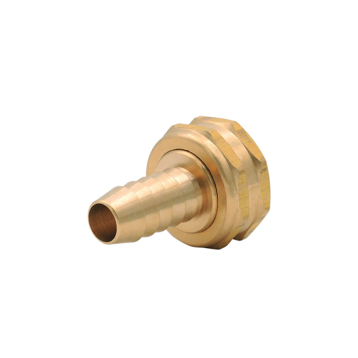 Hose Adapter 1/2" Hose Barb x 3/4" FHT Brass Adapter with Clamp