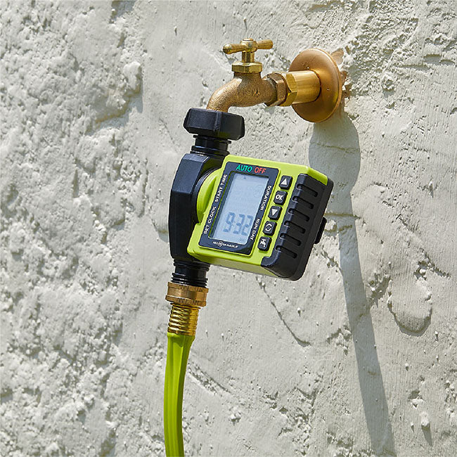Paraden Sprinkler and Soaker Hose is efficient water saver with watering timer